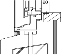 木額取り付け用アングル図