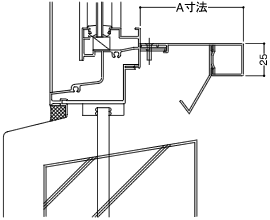 アルミ膳板・額縁図