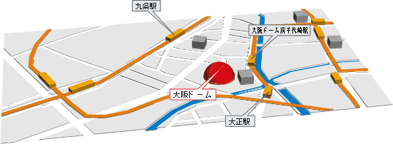大阪ドーム地図