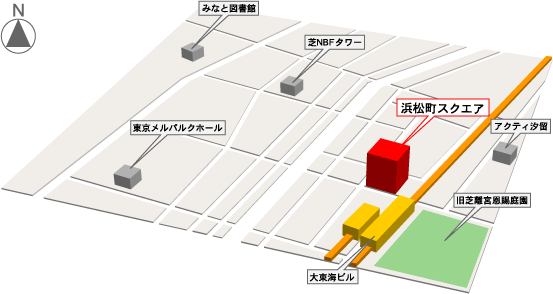 浜松町スクエア地図