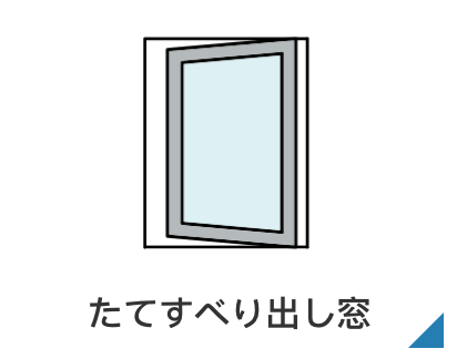 たてすべり出し窓