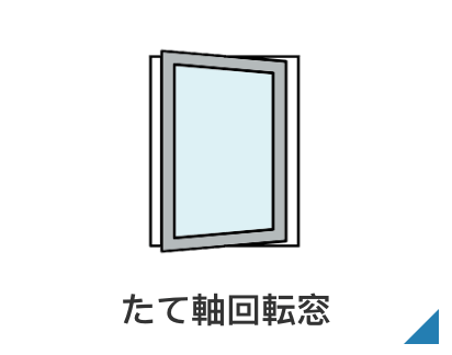 たて軸回転窓