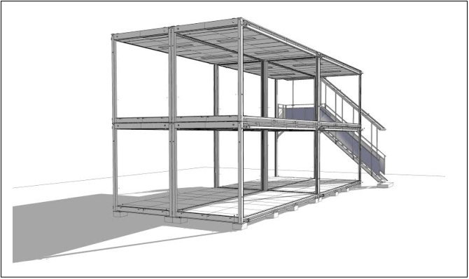 ２階建て8連棟