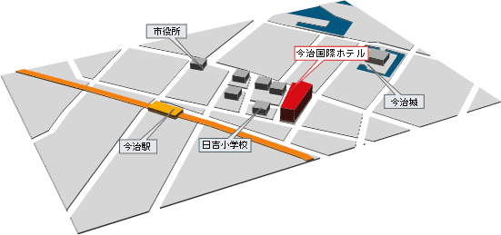 今治国際ホテル地図