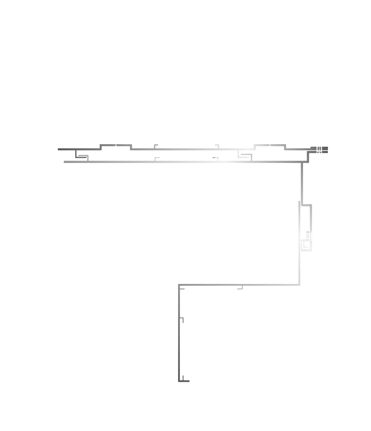 コーニス照明用建材/野縁断面