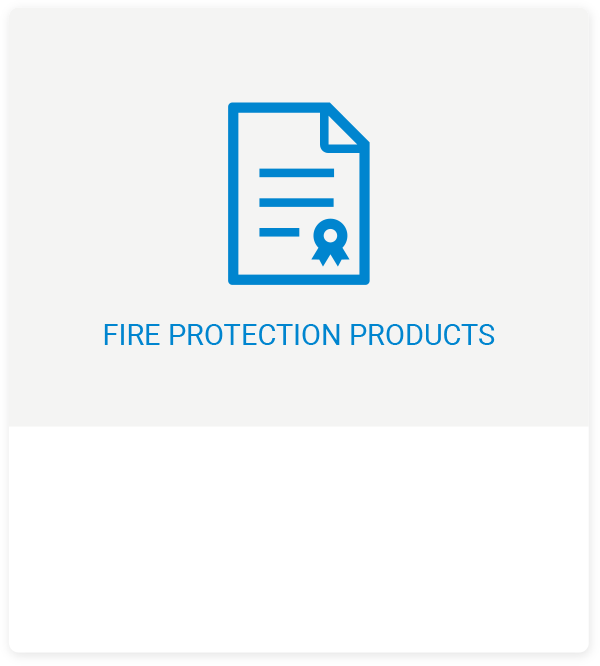 FIRE PROTECTION PRODUCTS