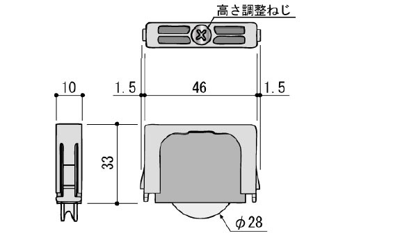 網戸 網戸戸車 網戸下車 RO1930NN