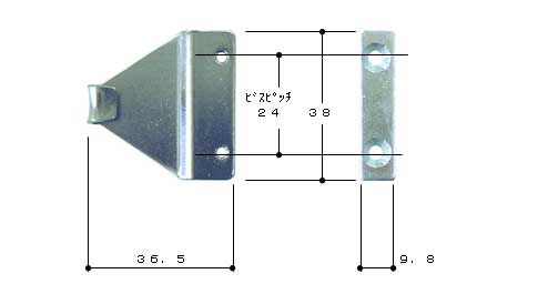 引違い窓 クレセント クレセント受け AH2041
