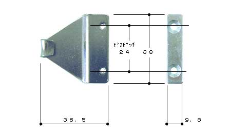 引違い窓 クレセント クレセント受け  AH2041