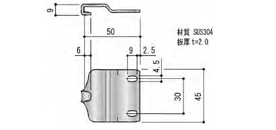 引違い窓 クレセント クレセント受け CA0990NN