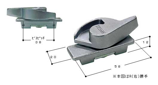 引違い窓 クレセント クレセント FR0010