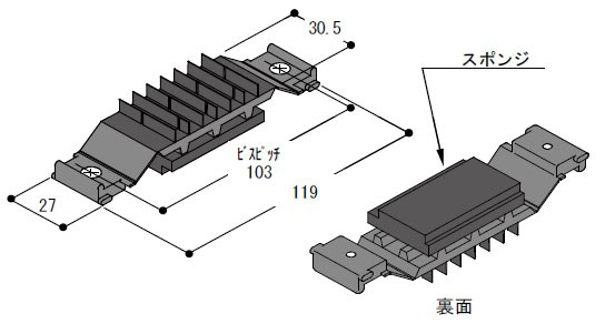 引違い窓 小窓・他 風止め板 WH7000ZN