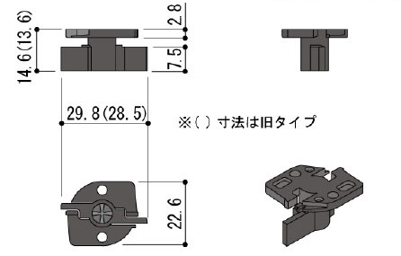 引違い窓 小窓・他 はずれ止め WR3603ZN