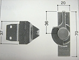 ペアエースU [88-95] ランマ用  1HPA CR3431BR 右勝手 ブロンズ