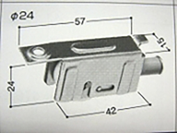 FK-AW(FK-Ⅱ雨戸サッシ) [78-87] 断熱タテ型　P1B、P1W  2AMP ER3006  