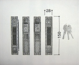 春日 [80-89]・新唐草 [80-95] 引違いタイプ　4枚建用 1FGKB CR1100C0  ブロンズ 