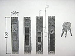 新唐草 [80-95] 引違いタイプ　2枚建用 1FGHB CB5520BN  ブロンズ 