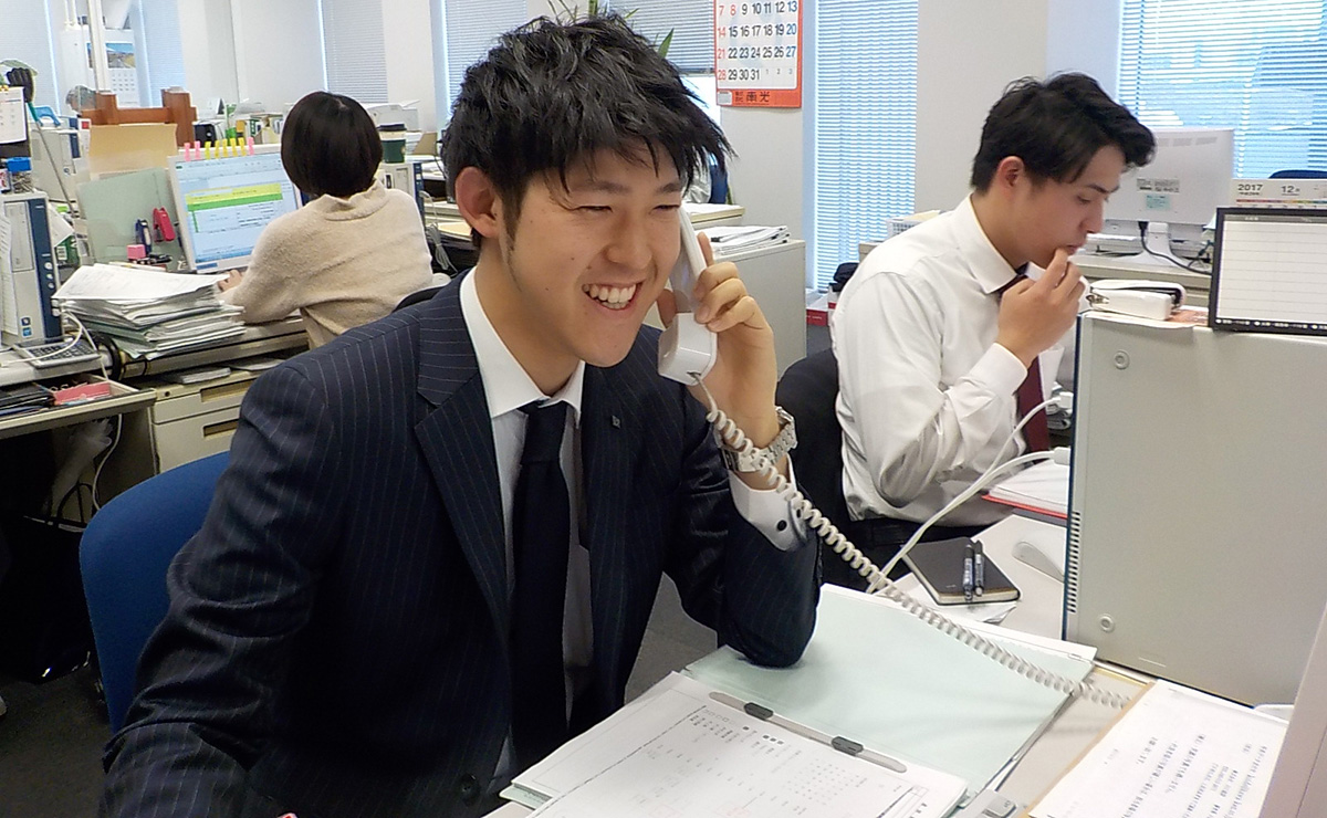 活躍する社員たち 営業部 J.M.さん